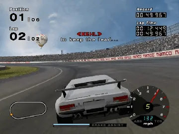 R-Racing Evolution screen shot game playing